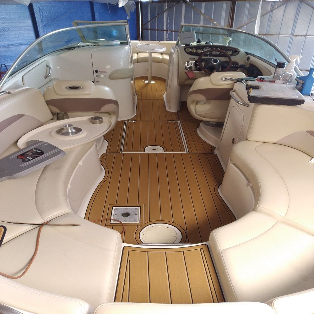 2005 Chaparral Sunesta 274 Swim Platform Cockpit Boat EVA Foam Teak Floor Pad SeaDek MarineMat Gatorstep Style Self Adhesive - Image 2