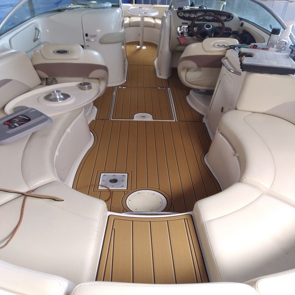 2005 Chaparral Sunesta 274 Swim Platform Cockpit Boat EVA Foam Teak Floor Pad SeaDek MarineMat Gatorstep Style Self Adhesive - Image 5