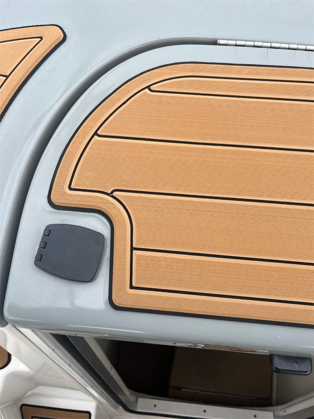 2000-2006 Bayliner 2855 Upper Deck Pads Boat EVA Foam Faux Teak Deck Floor Mat SeaDek MarineMat Gatorstep Style Self Adhesive - Image 4