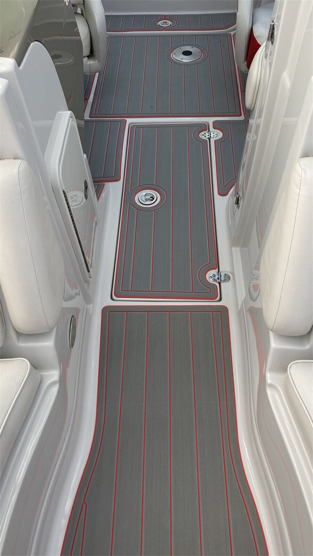 2007 Crownline 220EX Swim Platform Cockpit Boat EVA Foam Teak Deck Floor Pad Mat SeaDek MarineMat Gatorstep Style Self Adhesive - Image 3