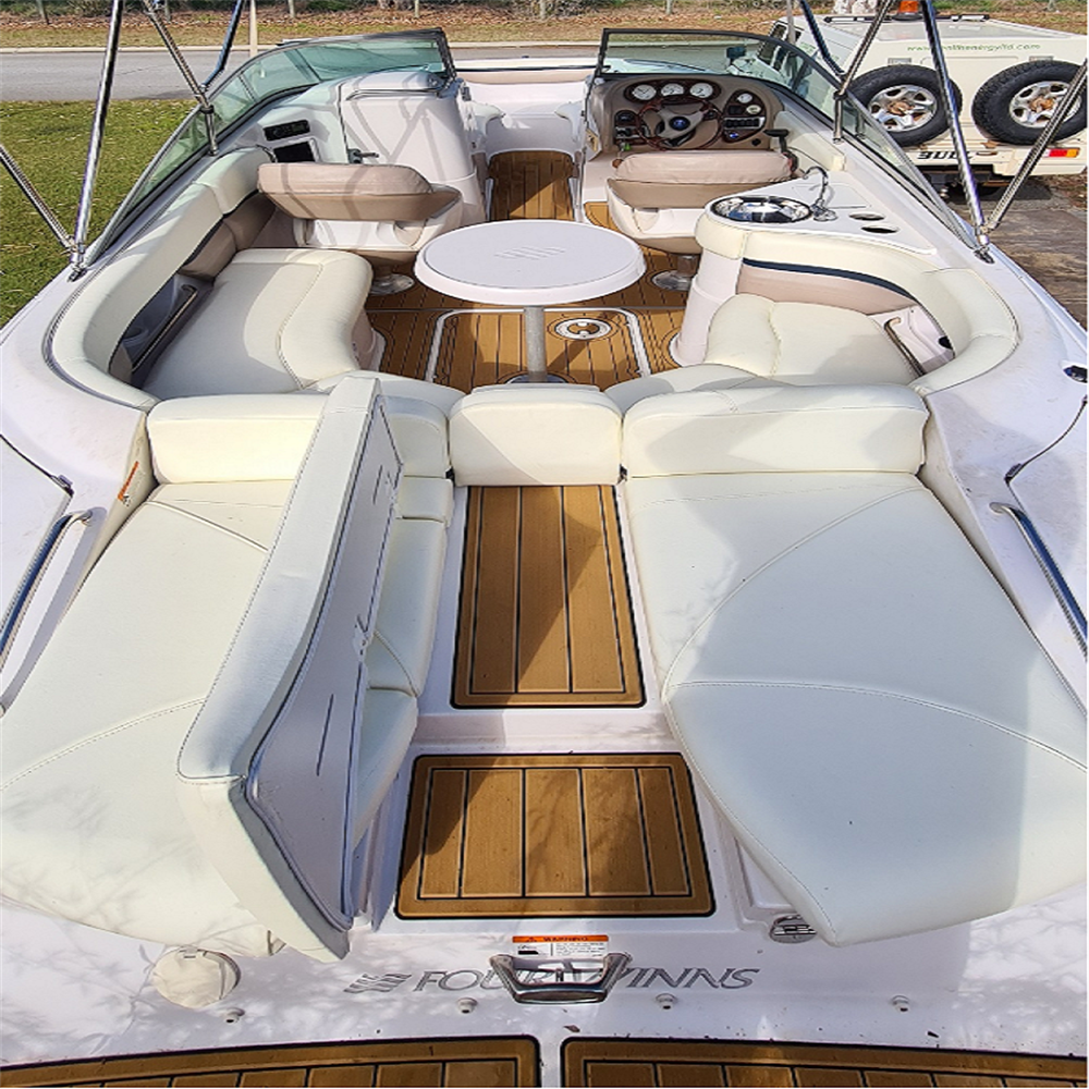 2005 Four Winns Horizon 230 Swim Platform Cockpit Boat EVA Foam Teak Floor Pad SeaDek MarineMat Gatorstep Style Self Adhesive - Image 3