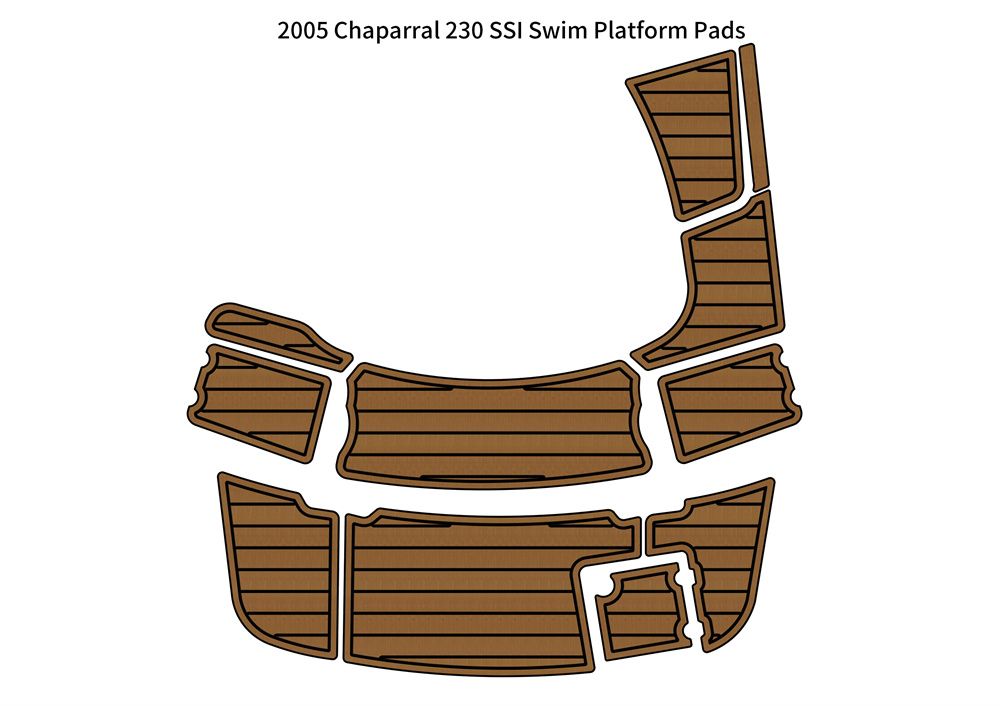 2005 Chaparral 230 SSI Swim Platform Step Boat EVA Foam Teak Deck Floor Pad Mat SeaDek MarineMat Gatorstep Style Self Adhesive - Image 1