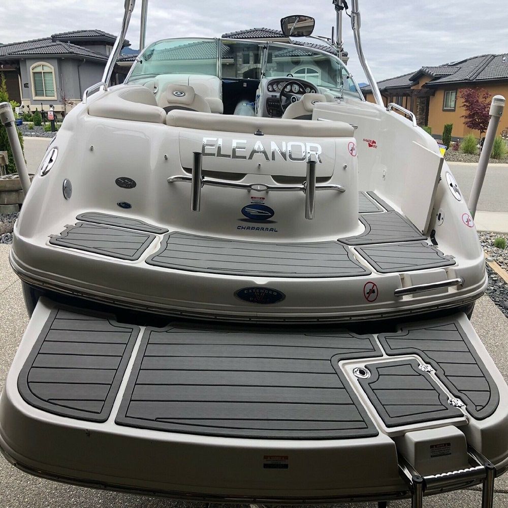 2005 Chaparral 230 SSI Swim Platform Step Boat EVA Foam Teak Deck Floor Pad Mat SeaDek MarineMat Gatorstep Style Self Adhesive - Image 2