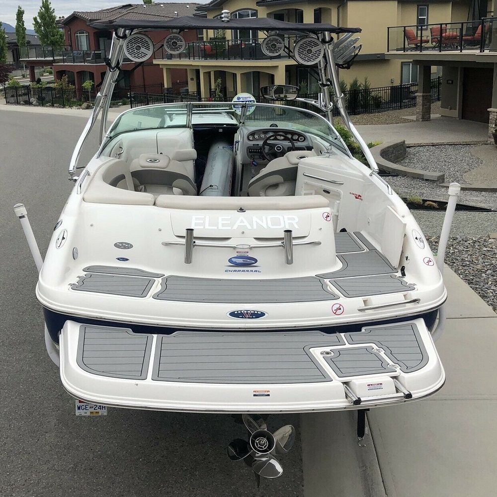 2005 Chaparral 230 SSI Swim Platform Step Boat EVA Foam Teak Deck Floor Pad Mat SeaDek MarineMat Gatorstep Style Self Adhesive - Image 3