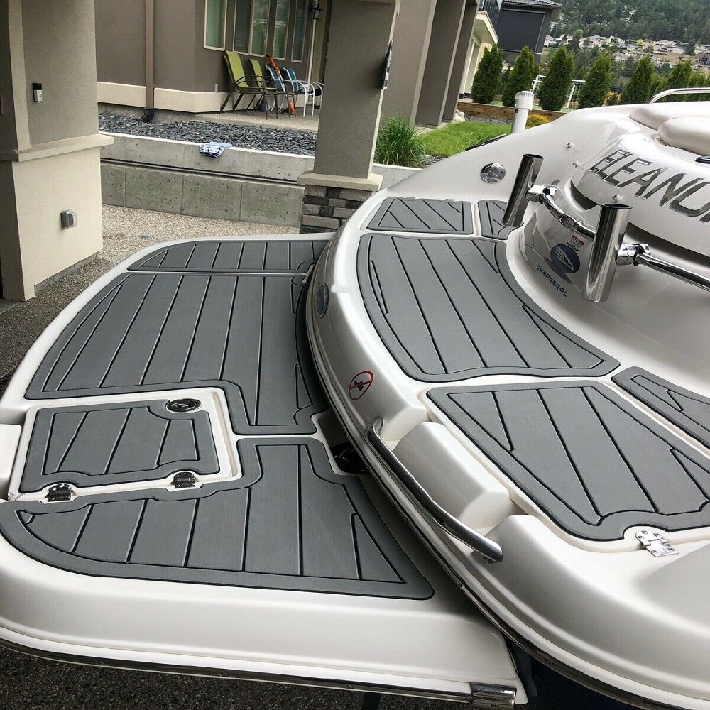 2005 Chaparral 230 SSI Swim Platform Step Boat EVA Foam Teak Deck Floor Pad Mat SeaDek MarineMat Gatorstep Style Self Adhesive - Image 4