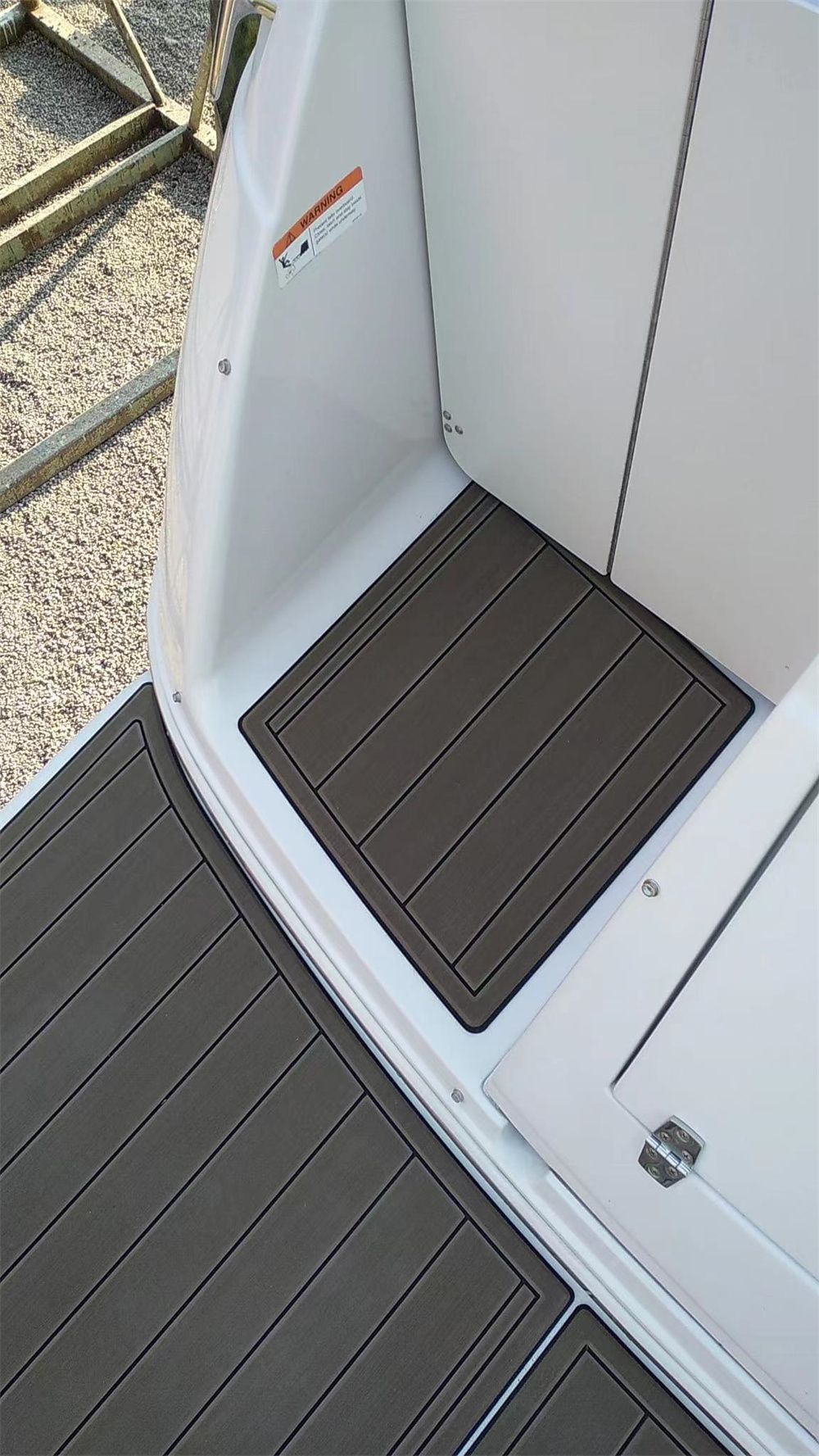 2003 Four Winns 268 Vista Cruiser Swim Platform Boat EVA Foam Teak Floor Pad Mat SeaDek MarineMat Gatorstep Style Self Adhesive - Image 5