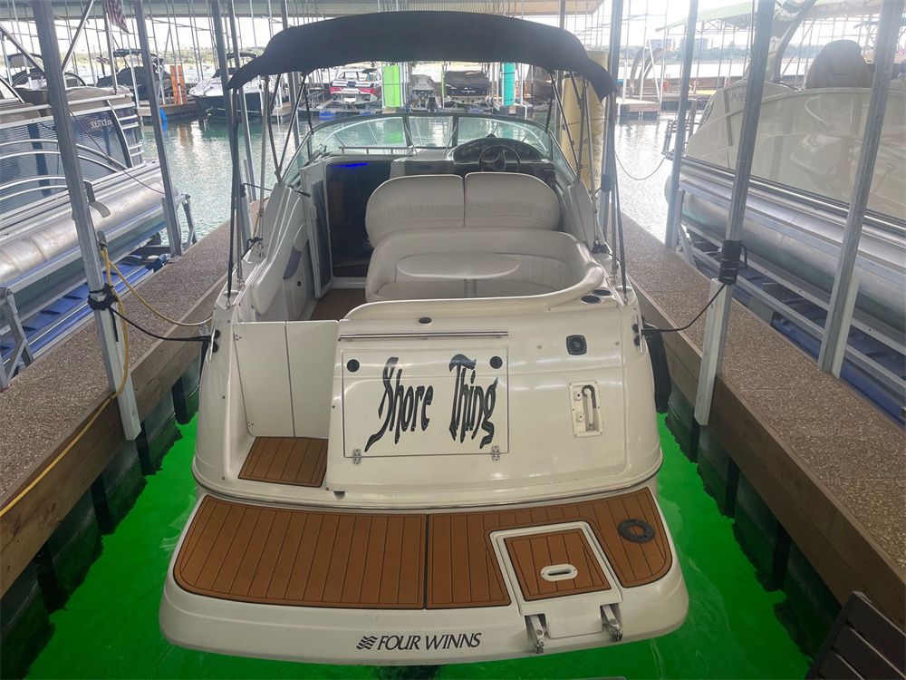 2003 Four Winns 268 Vista Cruiser Swim Platform Boat EVA Foam Teak Floor Pad Mat SeaDek MarineMat Gatorstep Style Self Adhesive - Image 6