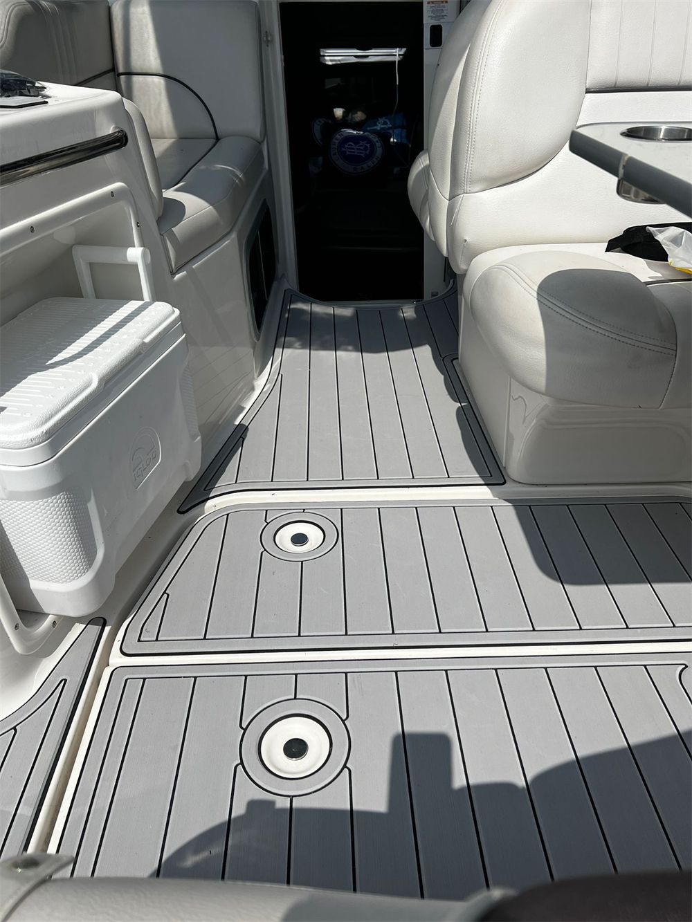 2005 Chaparral Signature 240 Swim Platform Cockpit Boat EVA Teak Floor Pad Mat SeaDek MarineMat Gatorstep Style Self Adhesive - Image 3