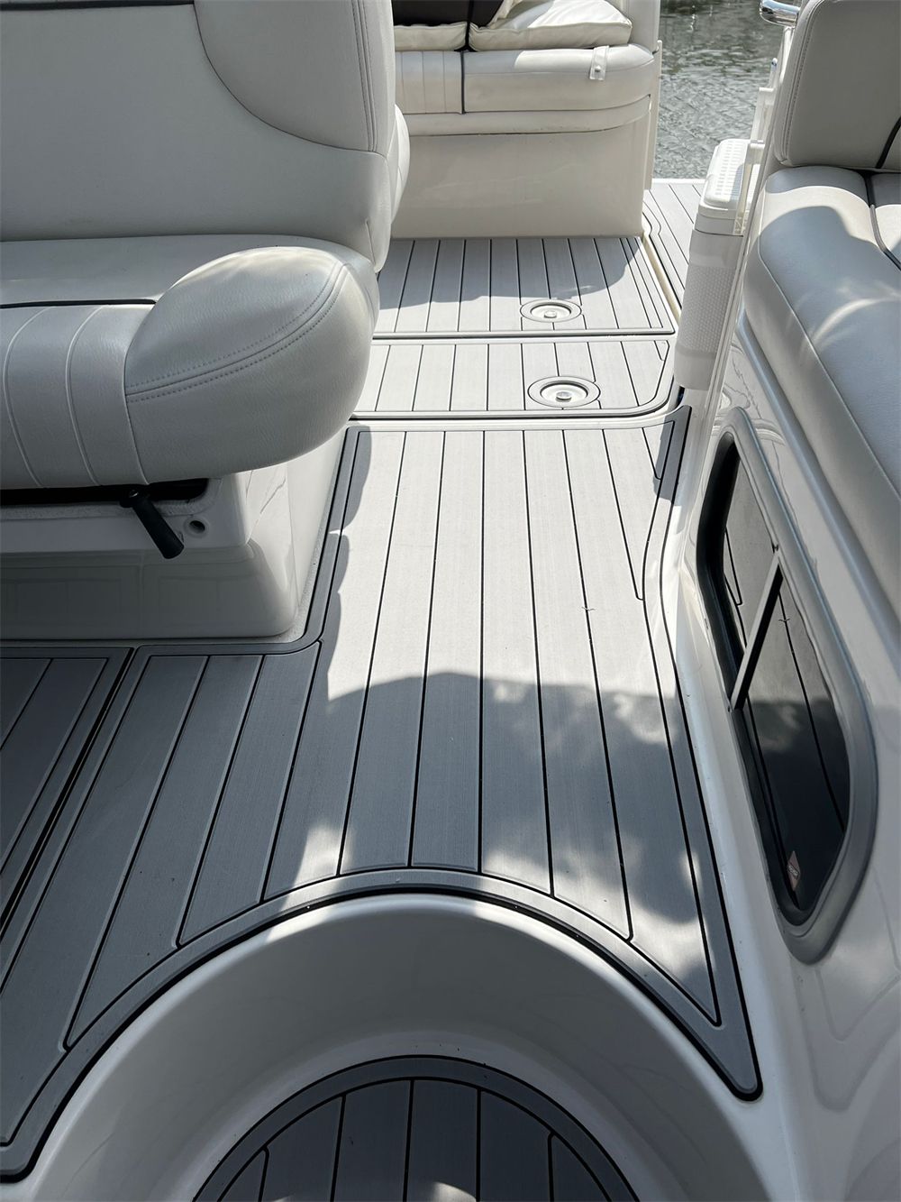 2005 Chaparral Signature 240 Swim Platform Cockpit Boat EVA Teak Floor Pad Mat SeaDek MarineMat Gatorstep Style Self Adhesive - Image 5