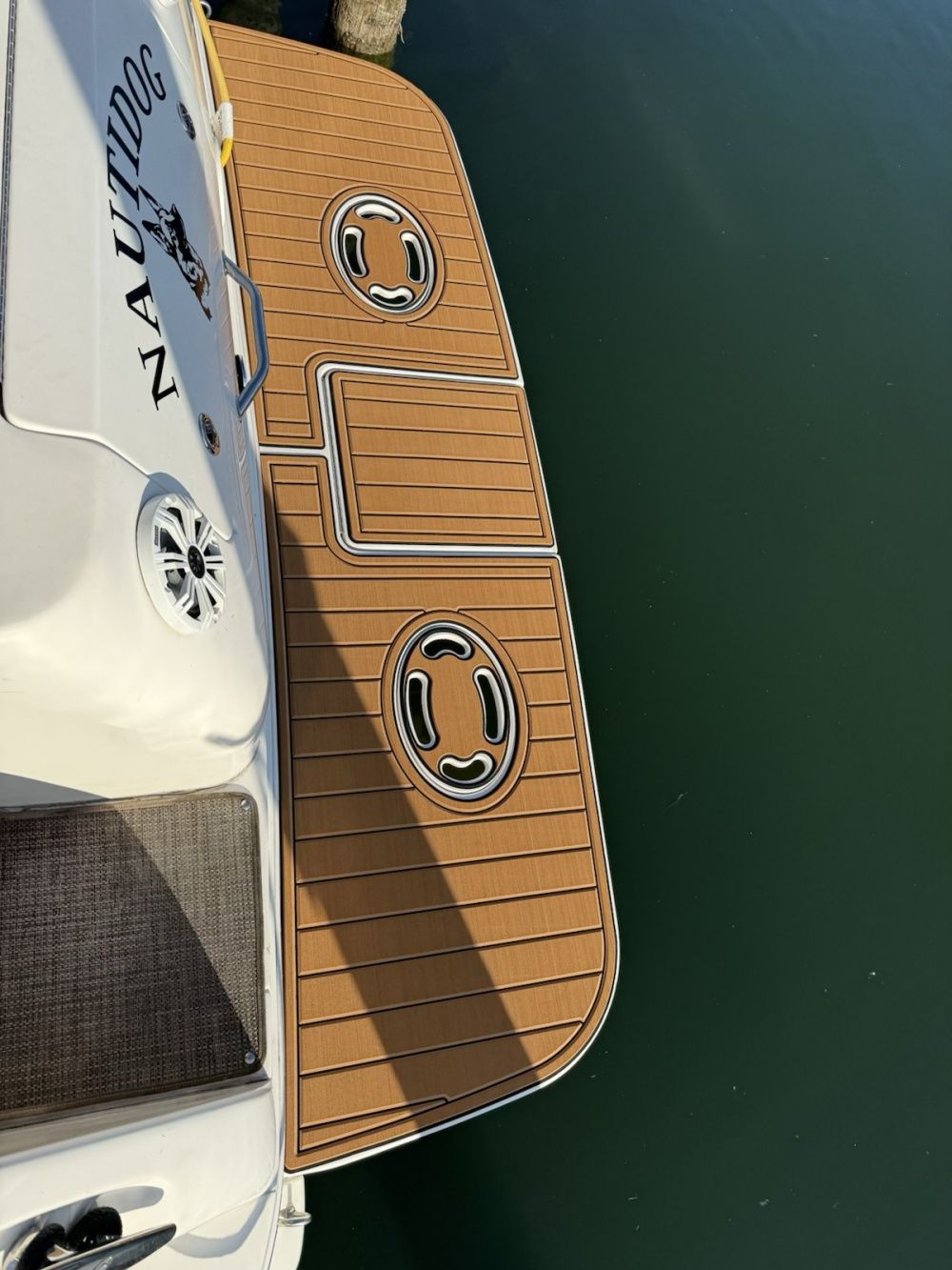 Sea Ray 310 Sundancer Swim Platform Pad Boat EVA Foam Faux Teak Deck Floor Mat SeaDek MarineMat Gatorstep Style Self Adhesive - Image 3
