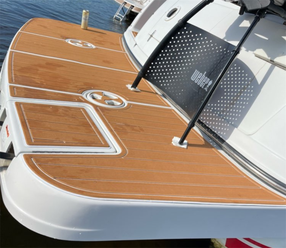 2000 Four Winns 298 Vista Swim Platform Cockpit Boat EVA Foam Teak Deck Floor SeaDek MarineMat Gatorstep Style Self Adhesive - Image 2