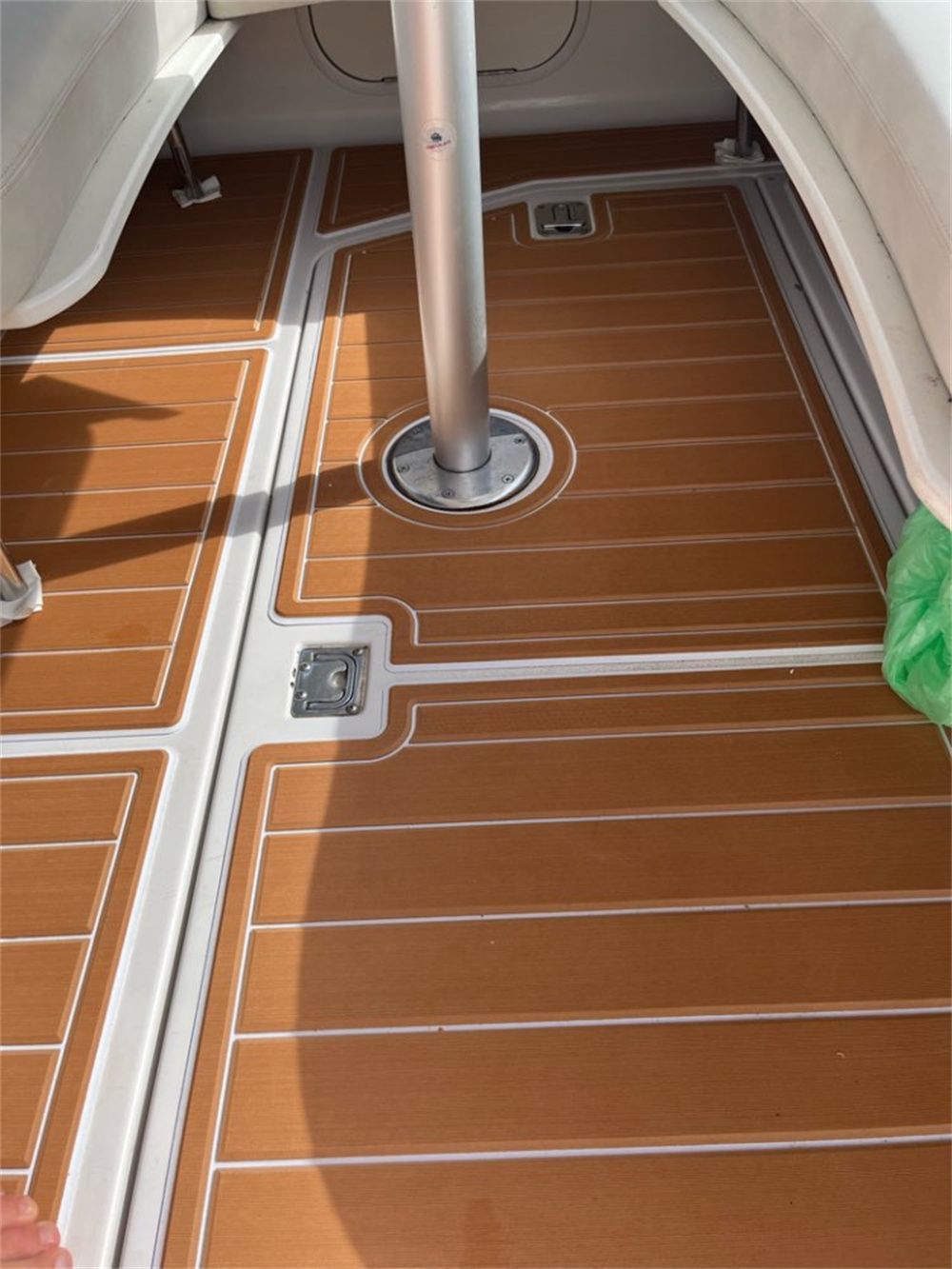 2000 Four Winns 298 Vista Swim Platform Cockpit Boat EVA Foam Teak Deck Floor SeaDek MarineMat Gatorstep Style Self Adhesive - Image 6