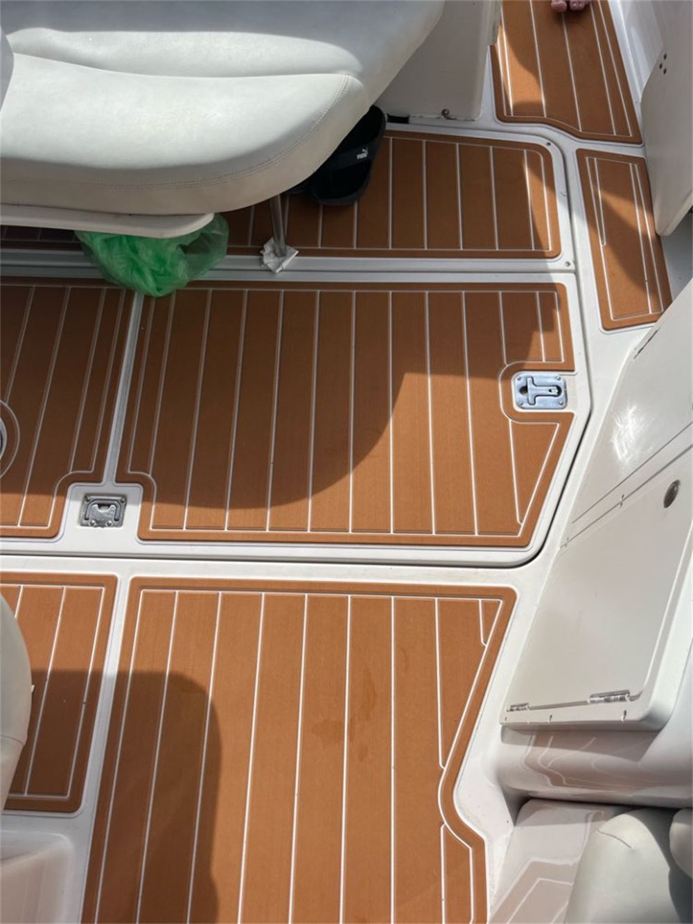 2000 Four Winns 298 Vista Swim Platform Cockpit Boat EVA Foam Teak Deck Floor SeaDek MarineMat Gatorstep Style Self Adhesive - Image 8
