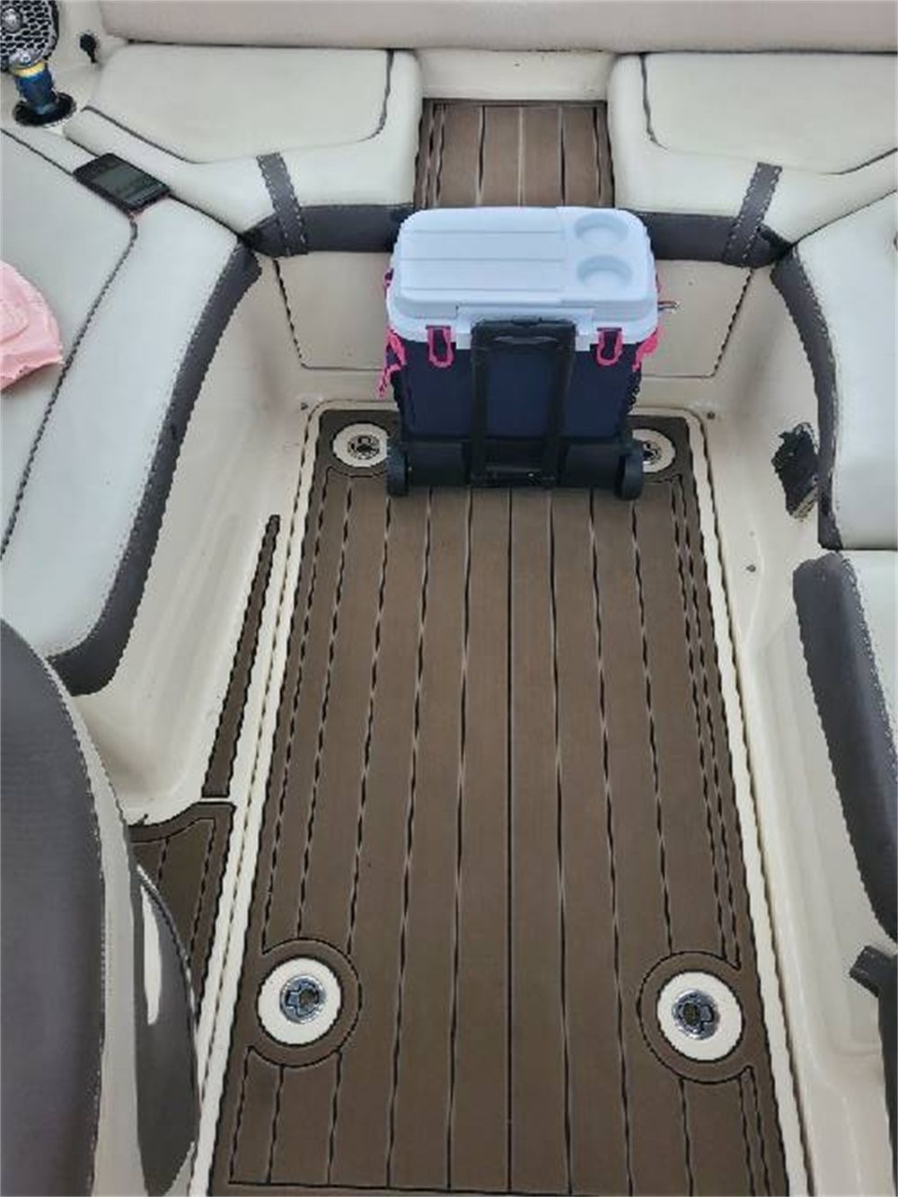 2010-2014 Yamaha 240&242 Lounger Swim Platform Cockpit Mat Boat EVA Teak Floor Pad SeaDek MarineMat Style Self Adhesive - Image 3