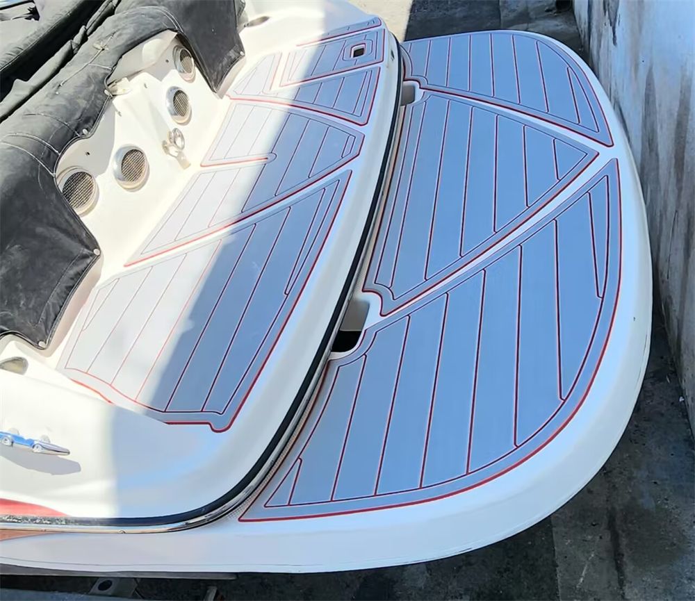 2009 Bayliner 205 BR Swim Platform Step Boat EVA Foam Teak Deck Floor Pad Mat SeaDek MarineMat Gatorstep Style Self Adhesive - Image 3