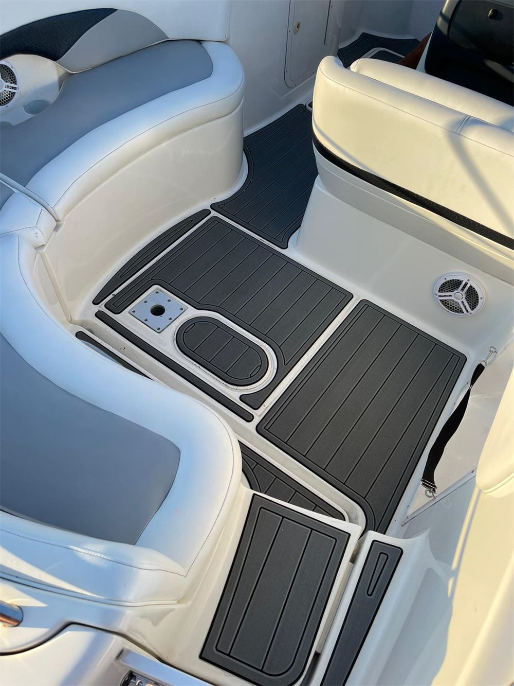 2002 Chaparral 242 Swim Step Platform Cockpit Boat EVA Foam Teak Deck Floor Pad SeaDek MarineMat Gatorstep Style Self Adhesive - Image 3