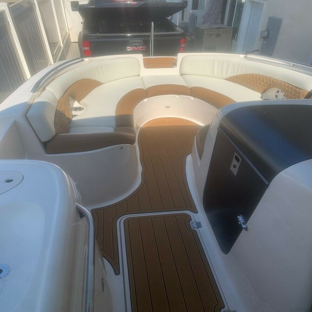 2002 Chaparral 242 Swim Step Platform Cockpit Boat EVA Foam Teak Deck Floor Pad SeaDek MarineMat Gatorstep Style Self Adhesive - Image 4