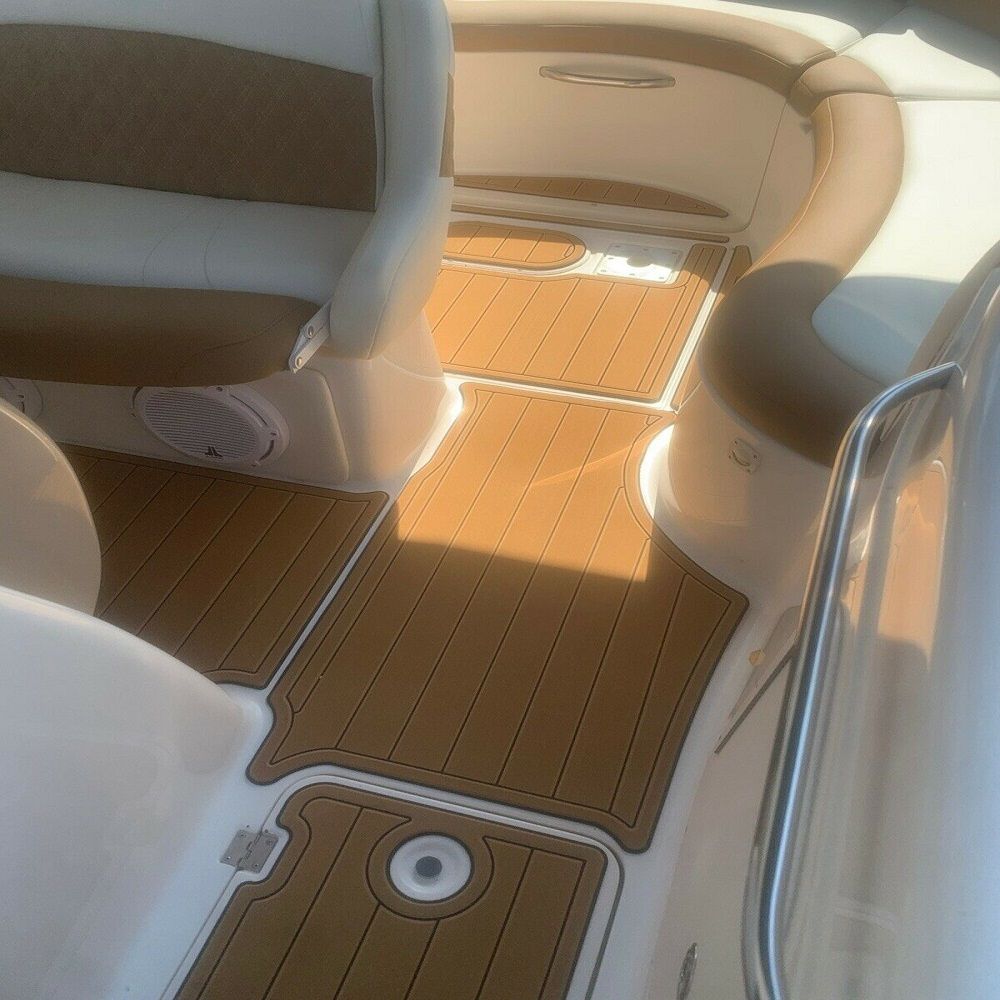 2002 Chaparral 242 Swim Step Platform Cockpit Boat EVA Foam Teak Deck Floor Pad SeaDek MarineMat Gatorstep Style Self Adhesive - Image 5