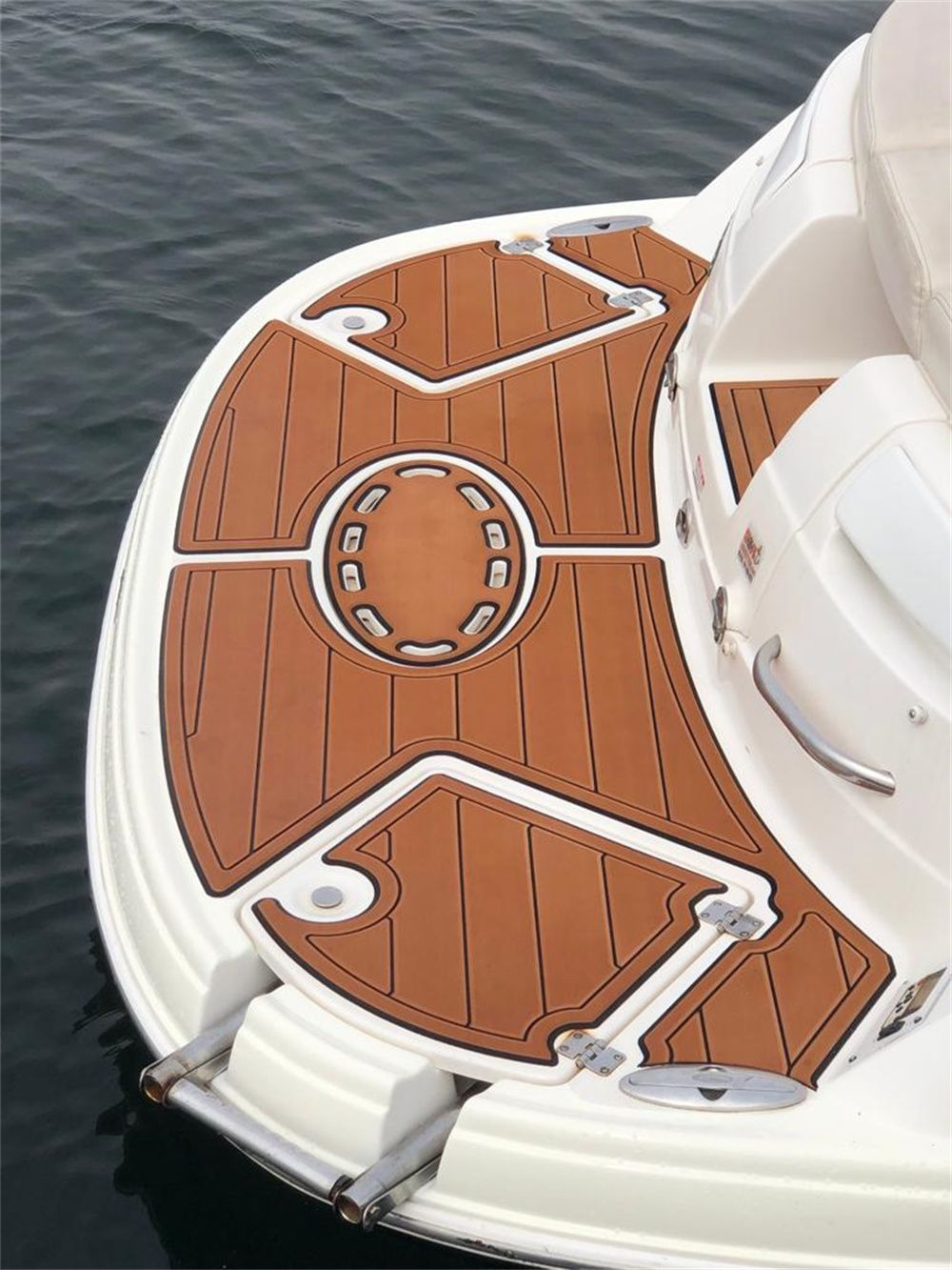 2008 Chaparral 236 SSI Swim Platform Pad Boat EVA Foam Teak Deck Floor Pad Mat SeaDek MarineMat Gatorstep Style Self Adhesive - Image 4
