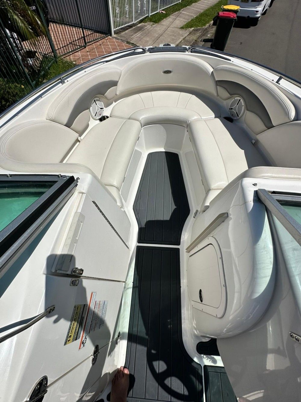 2007 Chaparral 246 SSI Swim Platform Cockpit Boat EVA Foam Teak Floor Pad Mat SeaDek MarineMat Gatorstep Style Self Adhesive - Image 4