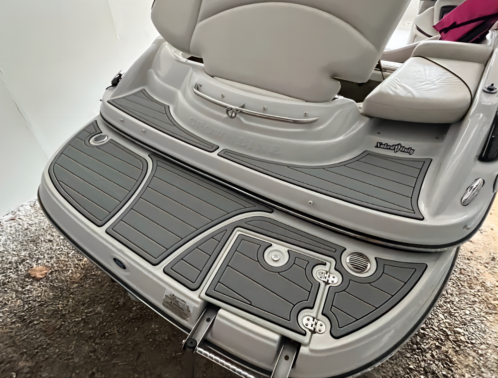 2008 Crownline 230 LS Swim Platform Step Boat EVA Faux Foam Teak Deck Floor Pad Mat SeaDek MarineMat Gatorstep Style Self Adhesive - Image 2