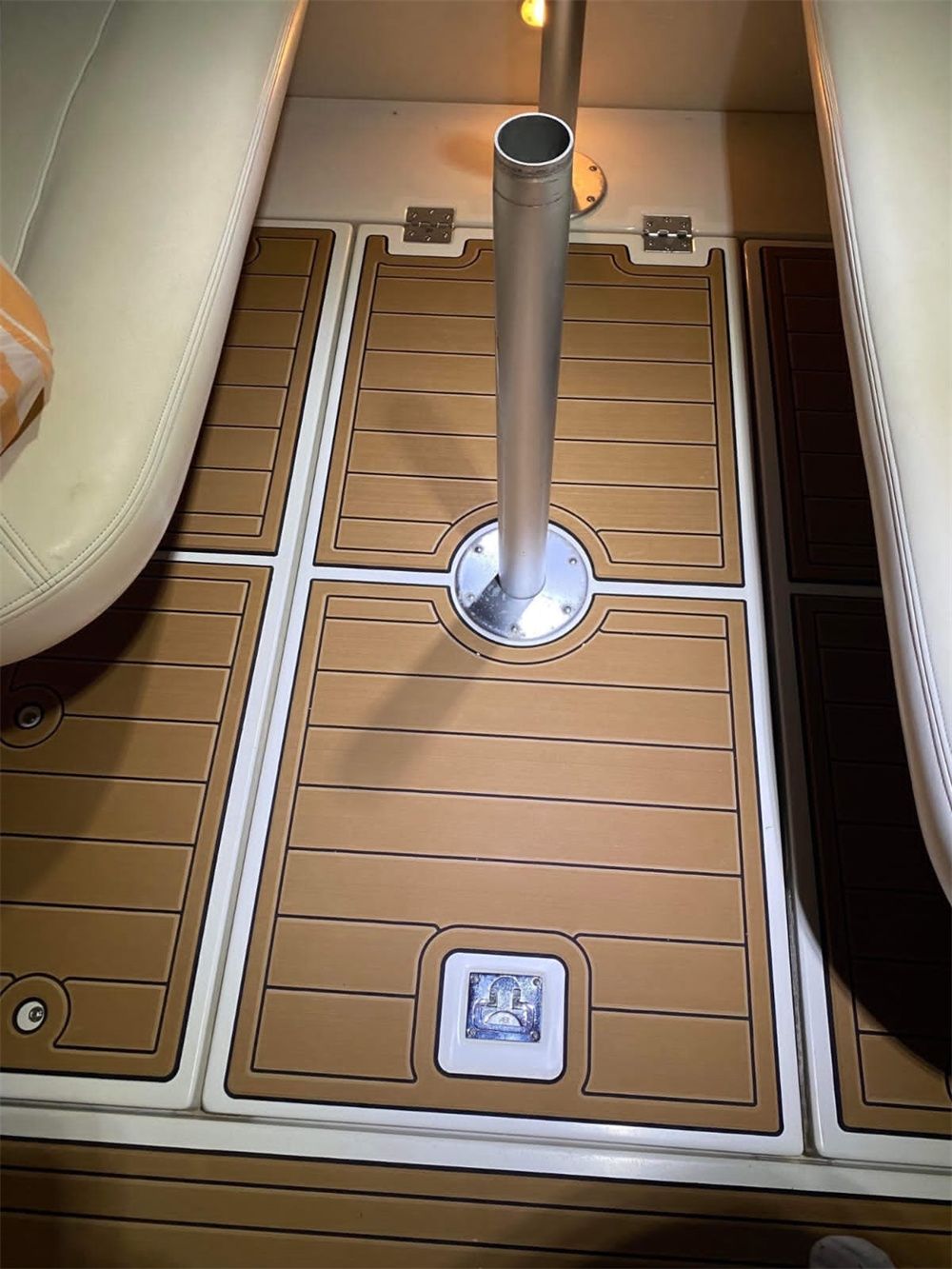 2000 Cruiser Yachts 3075 Express Swim Platform Cockpit Pad Boat EVA Teak Floor SeaDek MarineMat Gatorstep Style Self Adhesive - Image 6