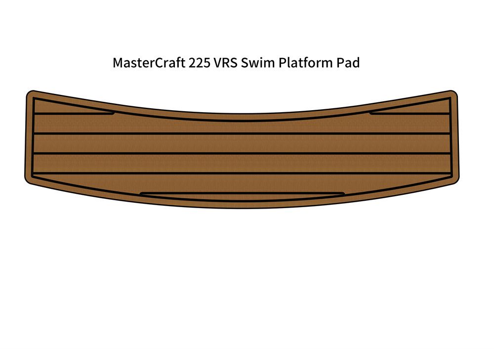 MasterCraft 225 VRS Swim Platform Boat EVA Faux Foam Teak Deck Floor Pad Mat SeaDek MarineMat Gatorstep Style Self Adhesive - Image 1