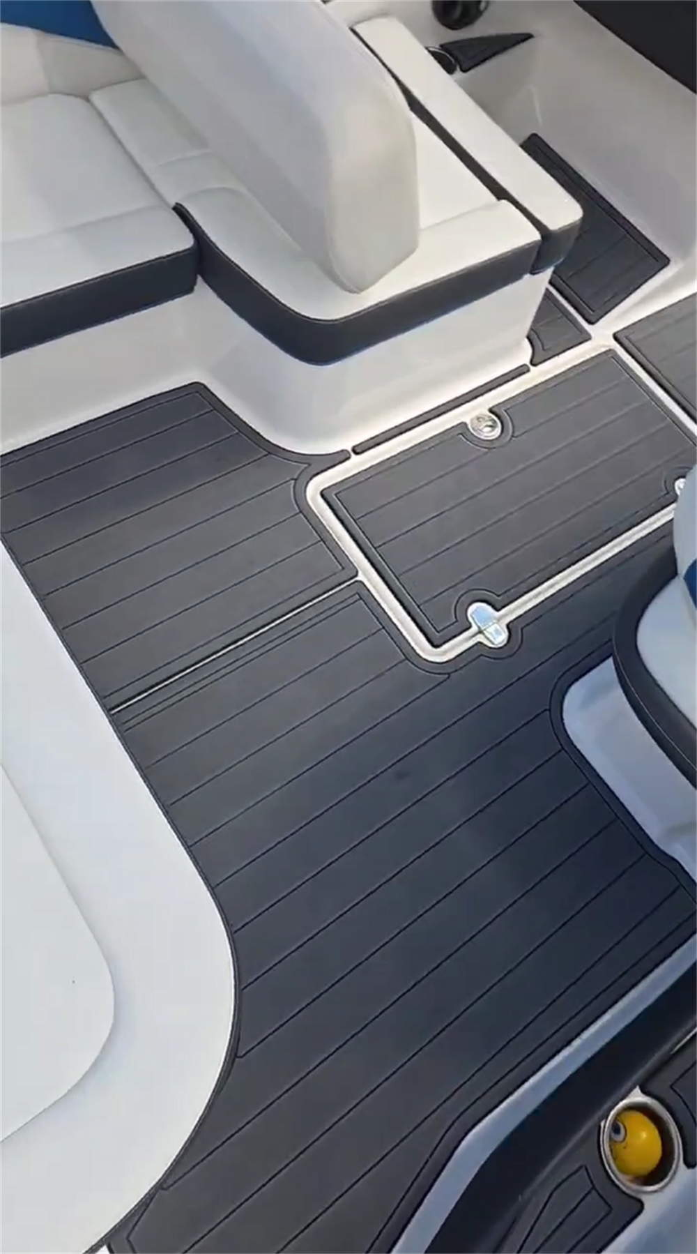 2016 Regal 1900 ES Swim Platform Cockpit Pad Boat EVA Foam Faux Teak Deck Floor Mat Seadek MarineMat Gatorstep Style Self Adhesive - Image 6