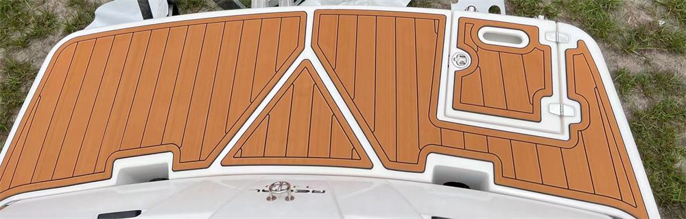 2001 Regal 1900 LE Swim Platform Cockpit Pad Boat EVA Foam Teak Deck Floor Mat SeaDek MarineMat Style Self Adhesive - Image 2