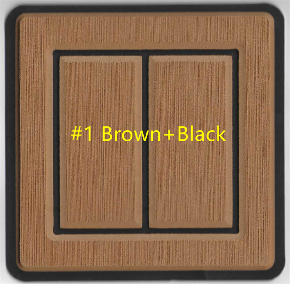 2009 Rinker 246 Swim Platform Step Pad Boat EVA Foam Faux Teak Deck Floor Mat SeaDek MarineMat Gatorstep Style Self Adhesive - Image 4
