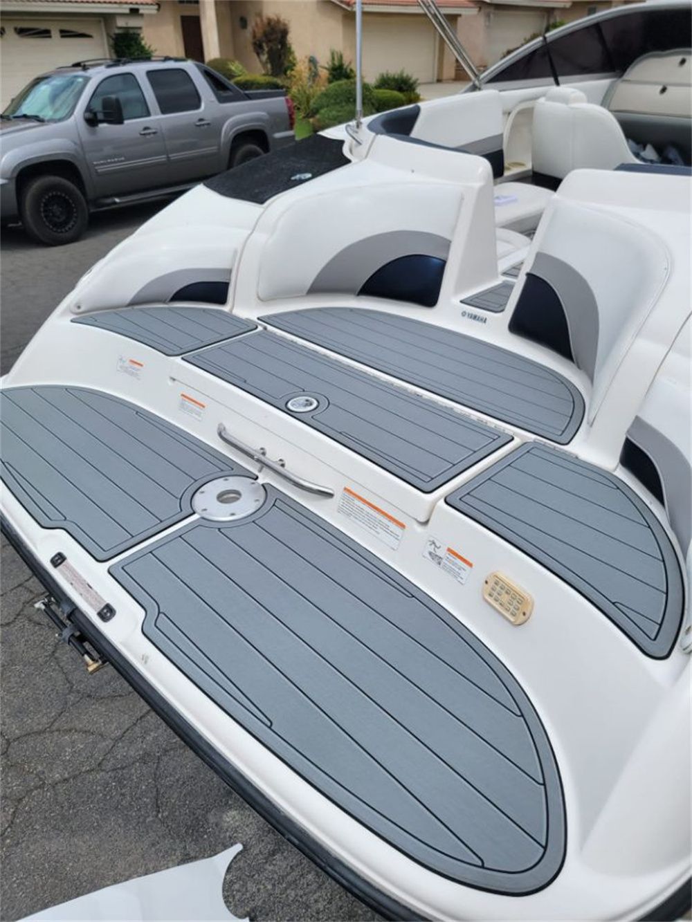 2006 & Earlier Yamaha SX230 Swim Platform Pad Boat EVA Foam Teak Deck Floor Mat SeaDek MarineMat Gatorstep Style Self Adhesive - Image 2