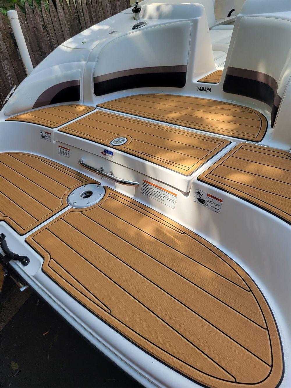 2006 & Earlier Yamaha SX230 Swim Platform Pad Boat EVA Foam Teak Deck Floor Mat SeaDek MarineMat Gatorstep Style Self Adhesive - Image 3