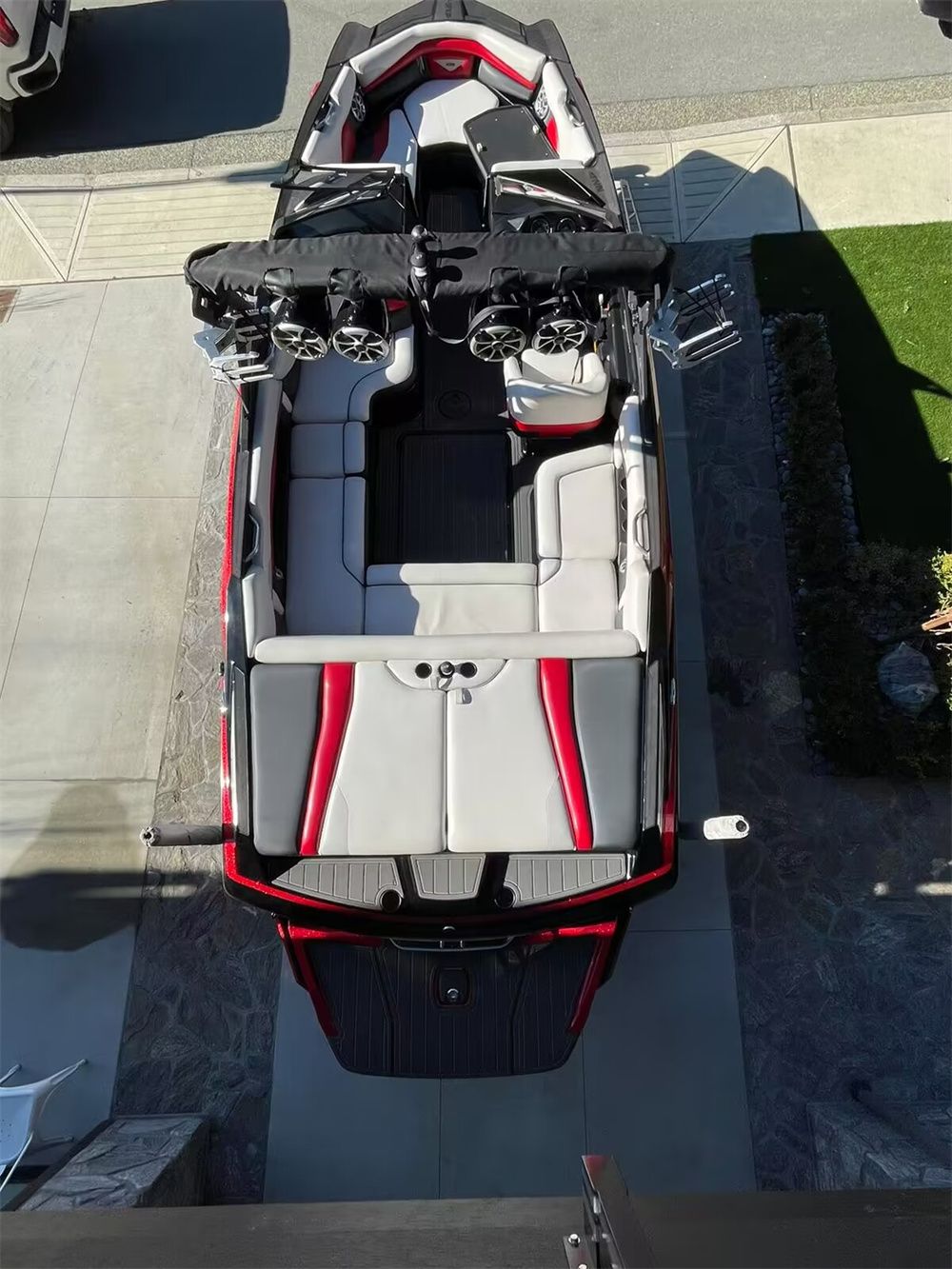 2015-2017 AXIS A22 Swim Platform Cockpit Pad Boat EVA Foam Teak Deck Floor Mat SeaDek MarineMat Style Self Adhesive - Image 6