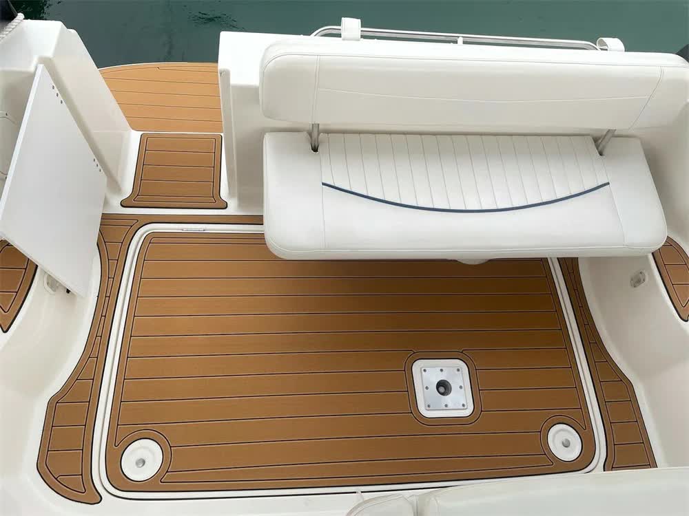 2000 Bayliner 2855 Swim Platform Cockpit Boat EVA Faux Foam Teak Deck Floor Pad - Image 3
