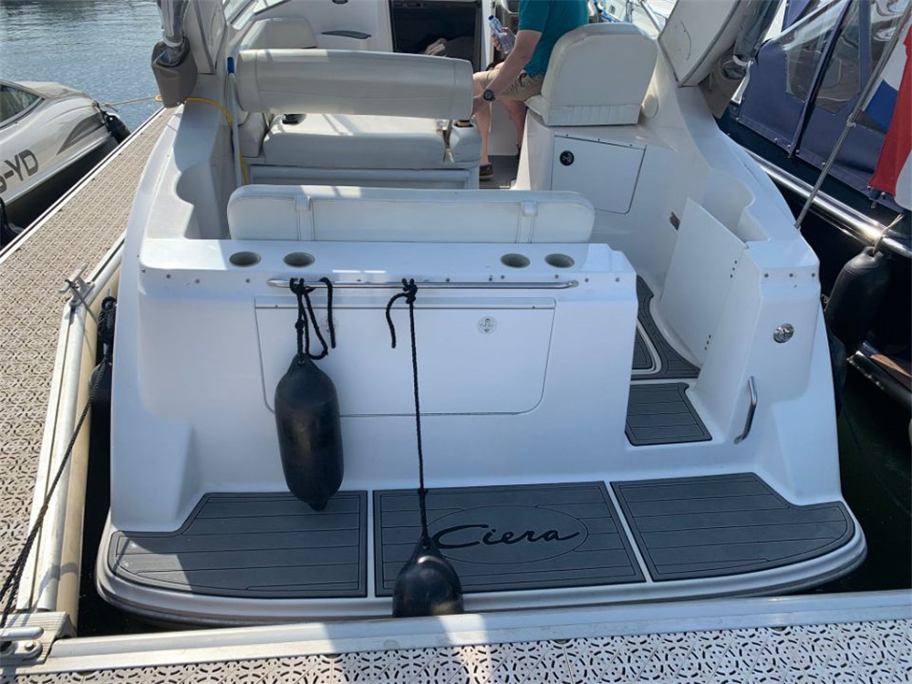 2000 Bayliner 2855 Swim Platform Cockpit Boat EVA Faux Foam Teak Deck Floor Pad - Image 6