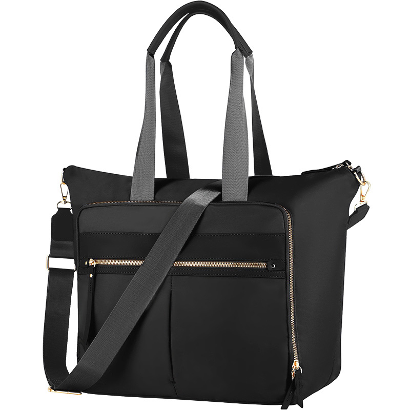 Travel Bag - Women's Travel Bag - Sports & Fitness Bag - Yoga Bag - Sports Bag - Carry-On Luggage - Waterproof & Durable - 40x21x34 cm - Dry/Wet Separation Luggage - Weekend Bag - black - Image 1