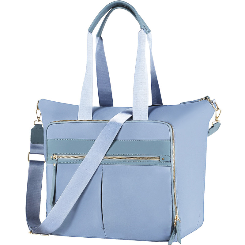 Travel Bag - Women's Travel Bag - Sports & Fitness Bag - Yoga Bag - Sports Bag - Carry-On Luggage - Waterproof & Durable - 40x21x34 cm - Dry/Wet Separation Luggage - Weekend Bag - sky blue - Image 1