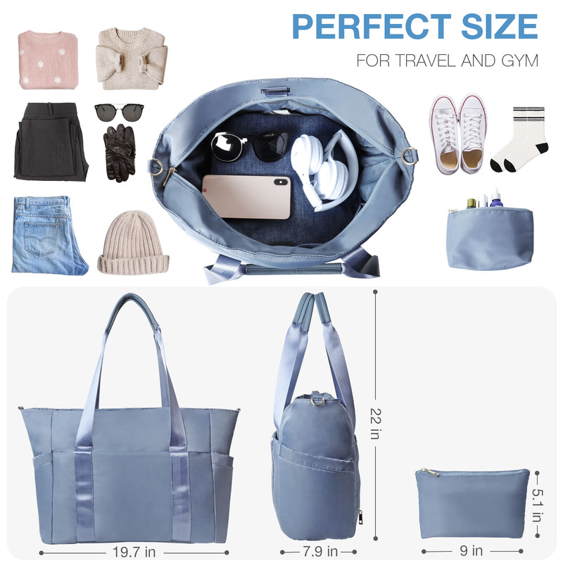 Travel Bags-Carry On Bag-Weekender Bags For Women-Duffle Bag For Travel-Gym Bag For Women-Overnight Bag-Hospital Bag For Women Labor Delivery-Gym Bag - Image 3