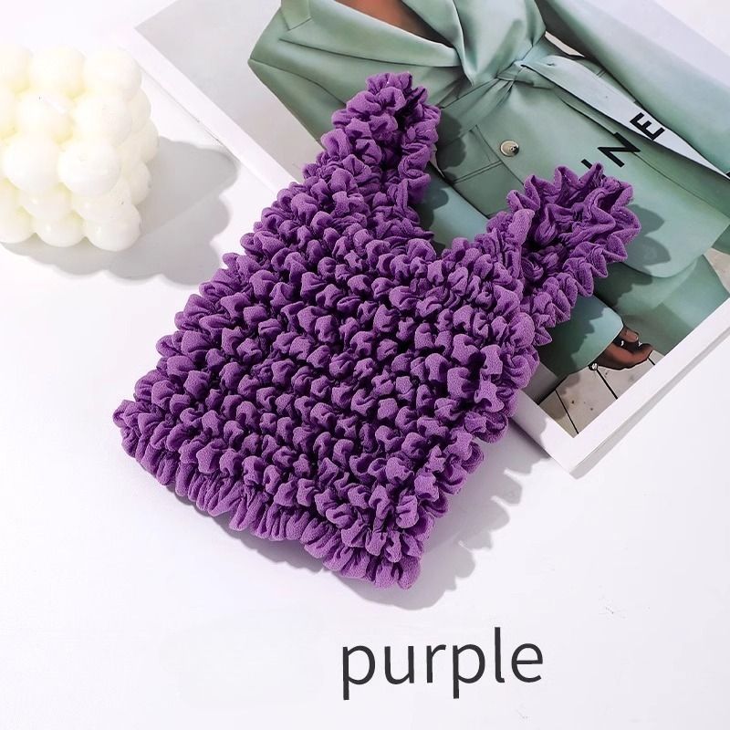 Magic Storage Bag, Multi-scene Organizer for Travel, Cosmetics, Kitchen, Desk, Bedroom & Living Room - Purple - Image 1