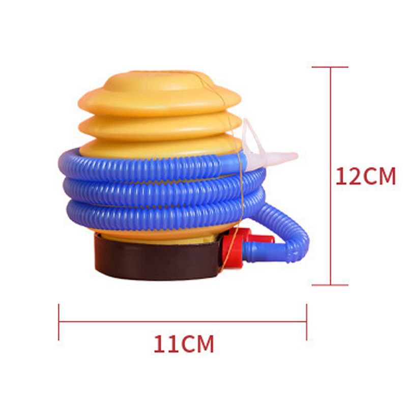Portable foot-operated air pump, dual-port pump for both inflation and deflation, universal pump for balloons, swim rings, and inflatable toys, versatile air pump for parties and swimming gear, 95cm hose - Image 3