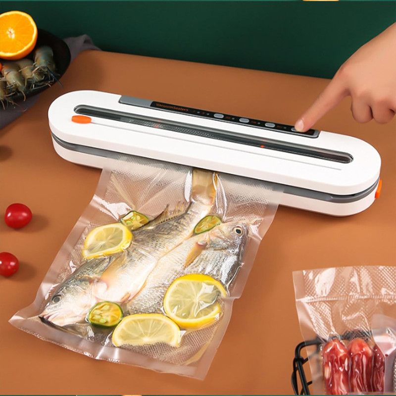 Home Vacuum Sealer, All-Purpose Automatic Food Preservation Machine for Dry and Wet Items, 30cm Extended Sealing Vacuum Packer, One-Touch Vacuuming to Prevent Odor Transfer and Leaks, Supports External Vacuuming, Spot Vacuuming, Dry, and Wet Modes - Black - Image 3