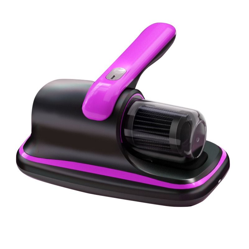 Home Wireless Dust Mite Remover, High-Powered Bed Vacuum, UV Sterilizing Fully Automatic Dust Mite Remover - Purple - Image 1