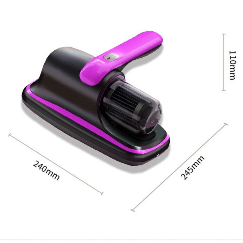 Home Wireless Dust Mite Remover, High-Powered Bed Vacuum, UV Sterilizing Fully Automatic Dust Mite Remover - Purple - Image 7