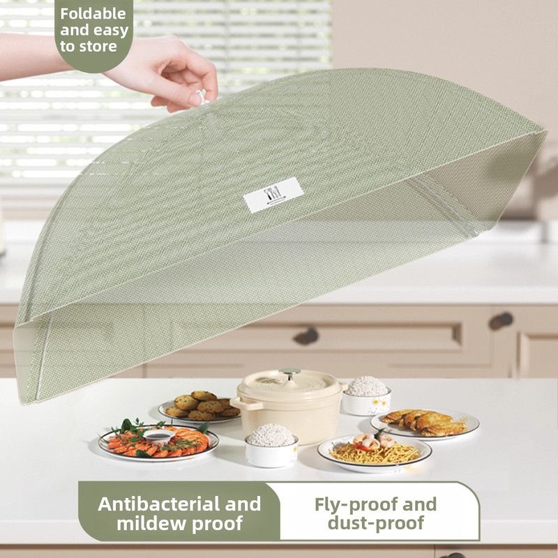 Foldable Mosquito-Proof Food Cover, Household Fly Screen, Fine-Mesh Breathable Dining Table Cover - Square - Image 2