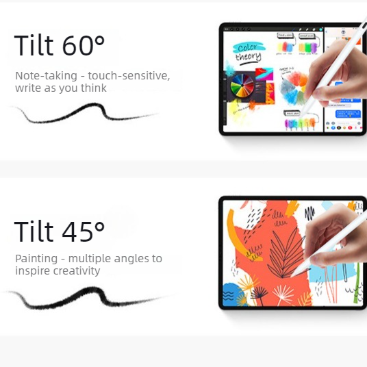 Magnetic iPad Capacitive Stylus, Compatible with Apple Tablets,  Replaceable Tip Drawing and Handwriting Stylus—3 Tips—White - Image 7