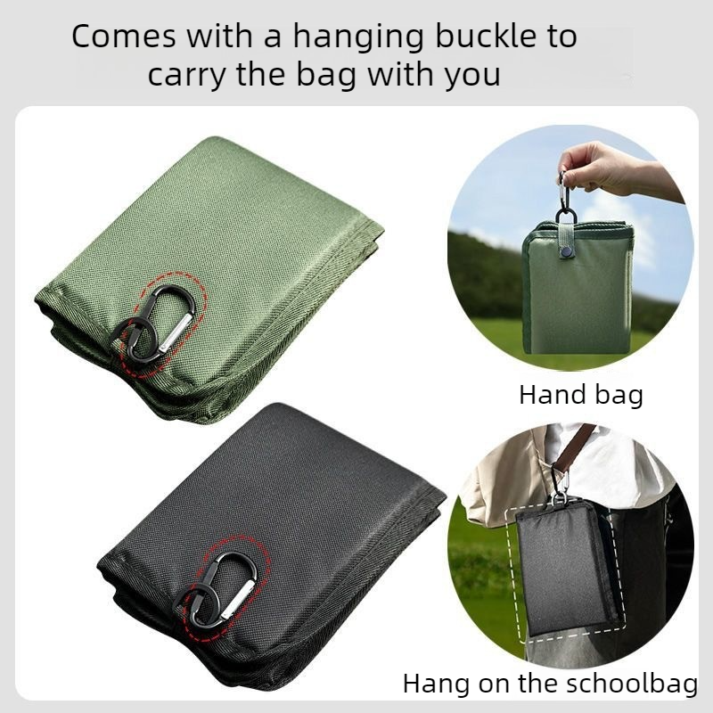 Portable Folding Outdoor Seat Cushion, Portable Insulated Seat Cushion for Camping, Picnics, and Hiking - Green - Image 2