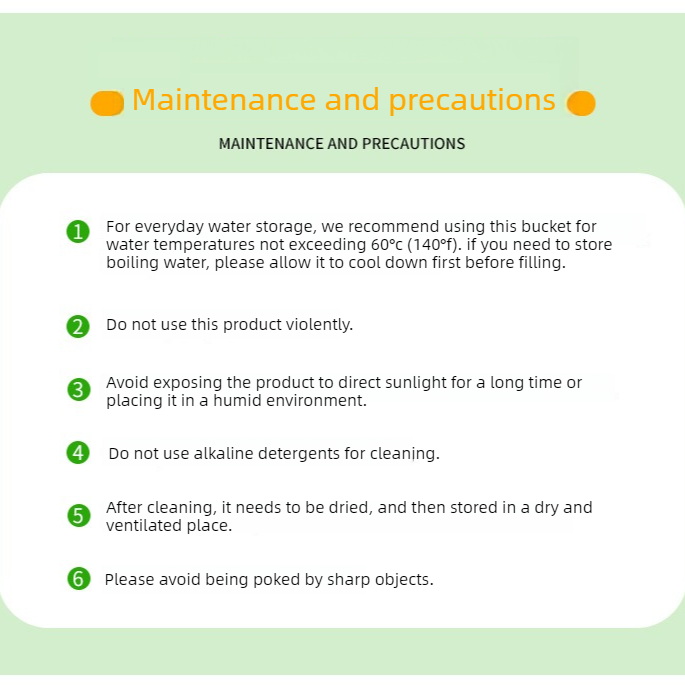 8L Large-Capacity Foldable Outdoor Water Bag,Built-in Faucet, Portable Camping and Travel Water Bag - Khaki - Image 8