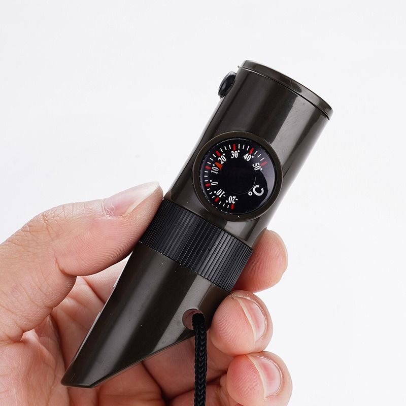 7-in-1 Outdoor Survival Whistle, 2-pack-Multifunctional Emergency Whistle, Portable Gear for Camping and Adventure - Image 4