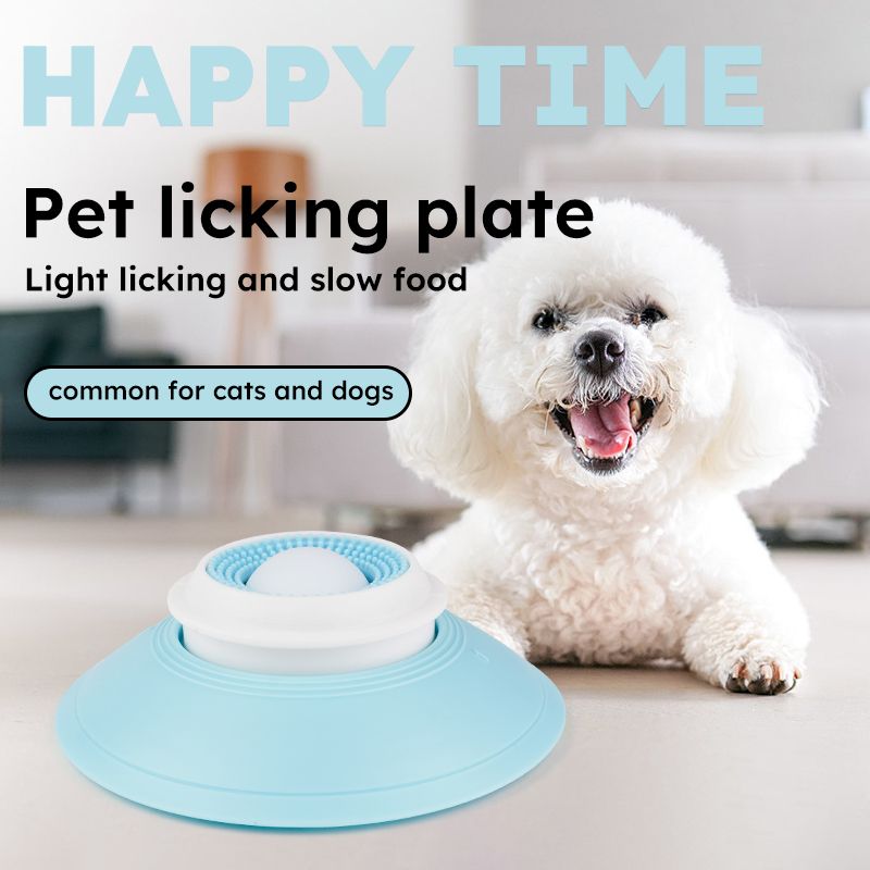 Pet Slow Feeder Bowl with Food Dispenser, Non-Slip, Universal Puzzle Feeder for Cats and Dogs - White - Image 3