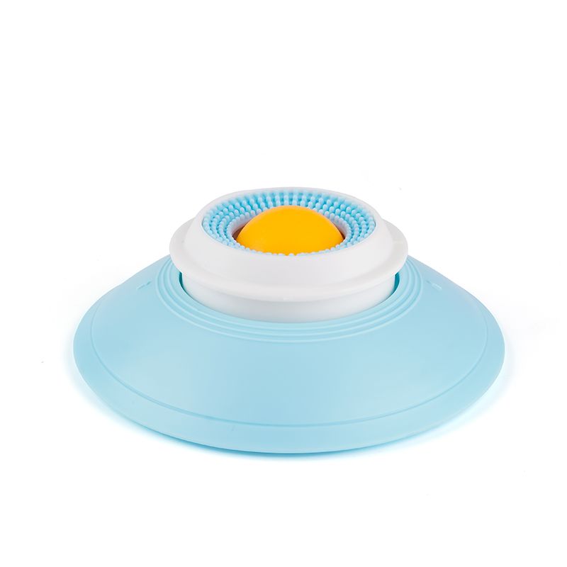 Pet Slow Feeder Bowl with Food Dispenser, Non-Slip, Universal Puzzle Feeder for Cats and Dogs - Yellow - Image 1
